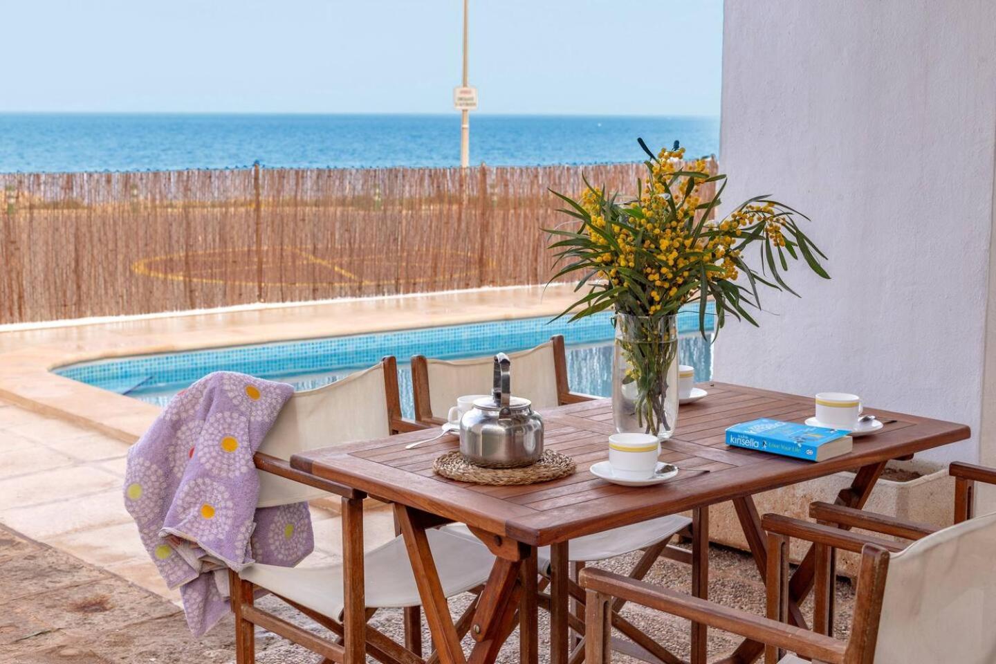 Villa Victor - Primera Linea Mar, Vista A Puesta De Sol Cala'N Blanes  Екстер'єр фото