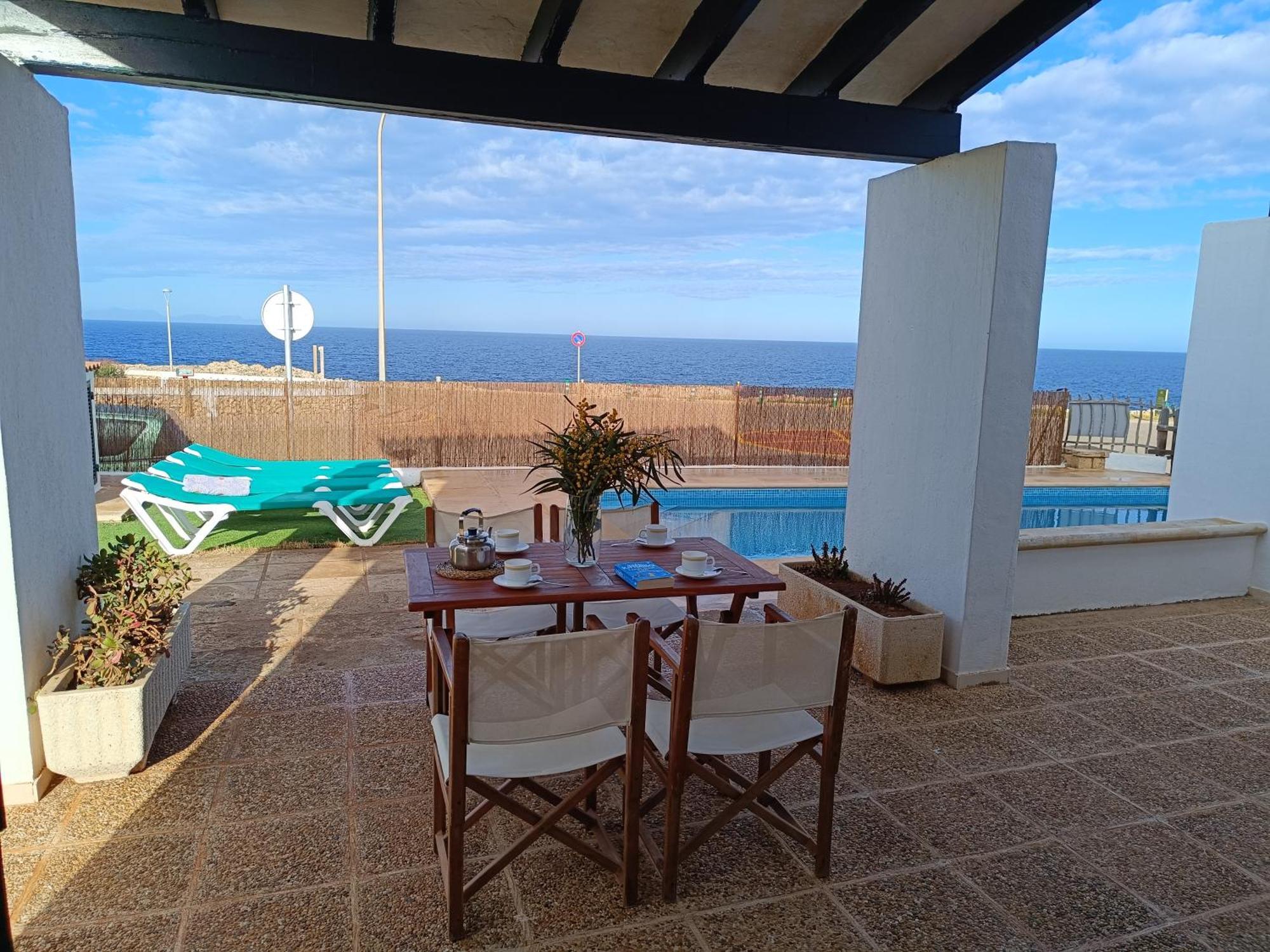 Villa Victor - Primera Linea Mar, Vista A Puesta De Sol Cala'N Blanes  Екстер'єр фото